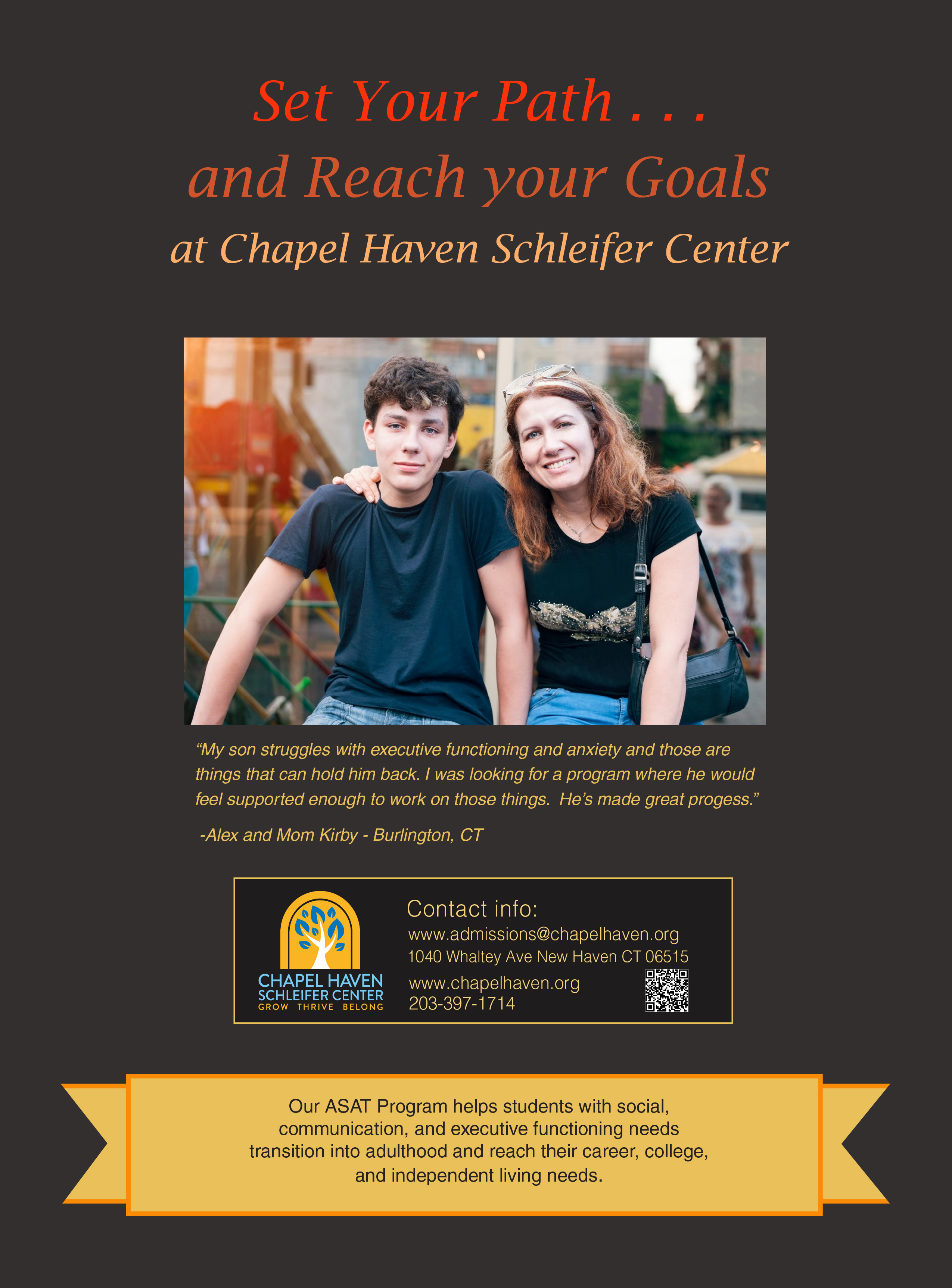 Chapel Haven social service flyer